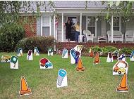 Construction Birthday Lawn Greeting Rental